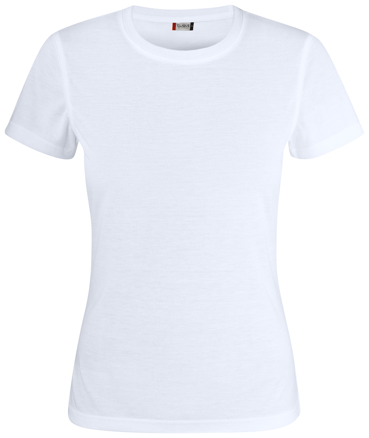 Clique Neon-T – dame – Hvit – forside
