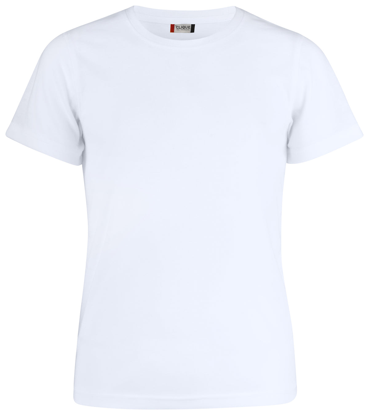 Clique Neon-T – junior – Hvit – forside