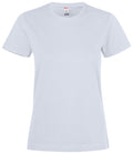 Clique Premium Fashion-T – dame – Hvit – forside