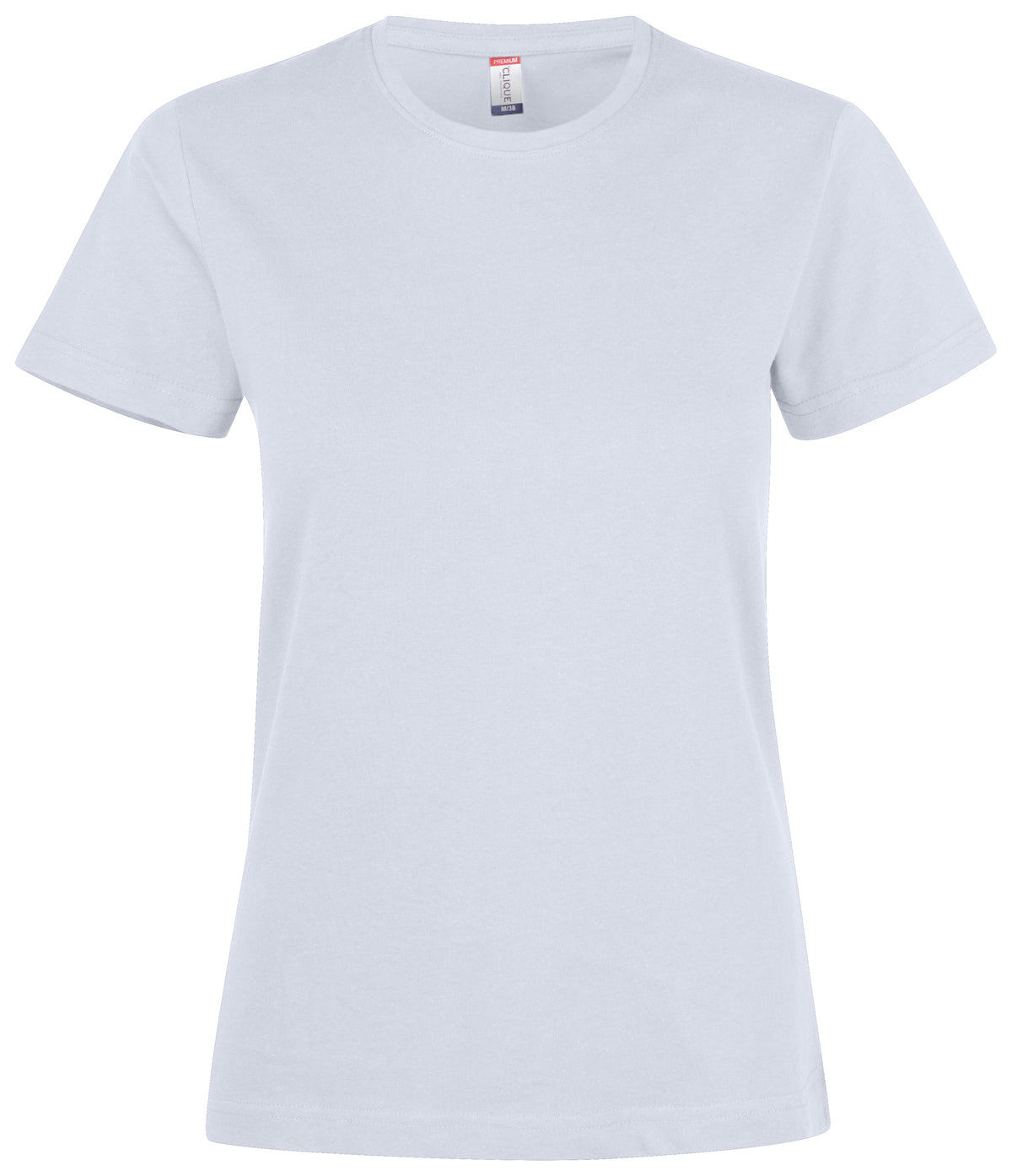 Clique Premium Fashion-T – dame – Hvit – forside