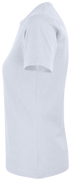Clique Premium Fashion-T – dame – Hvit – venstre side