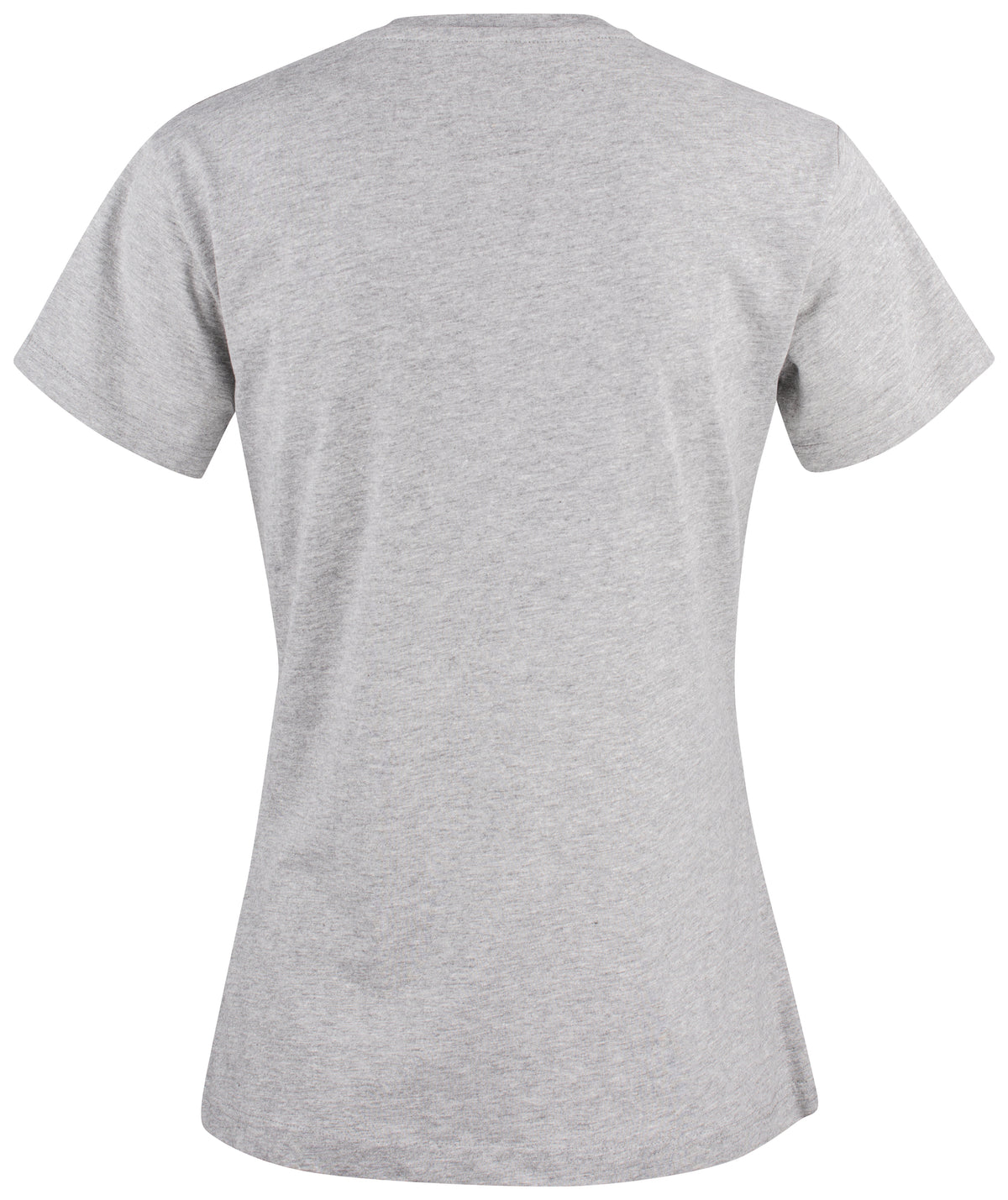 Clique Premium Fashion-T – dame – Gråmelert – bakside