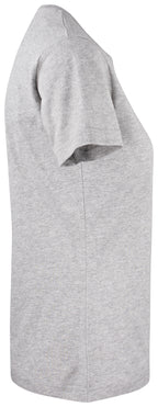 Clique Premium Fashion-T – dame – Gråmelert – høyre side