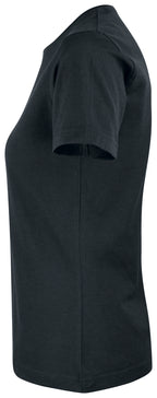 Clique Premium Fashion-T – dame – Svart – venstre side
