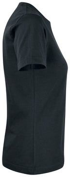 Clique Premium Fashion-T – dame – Svart – høyre side