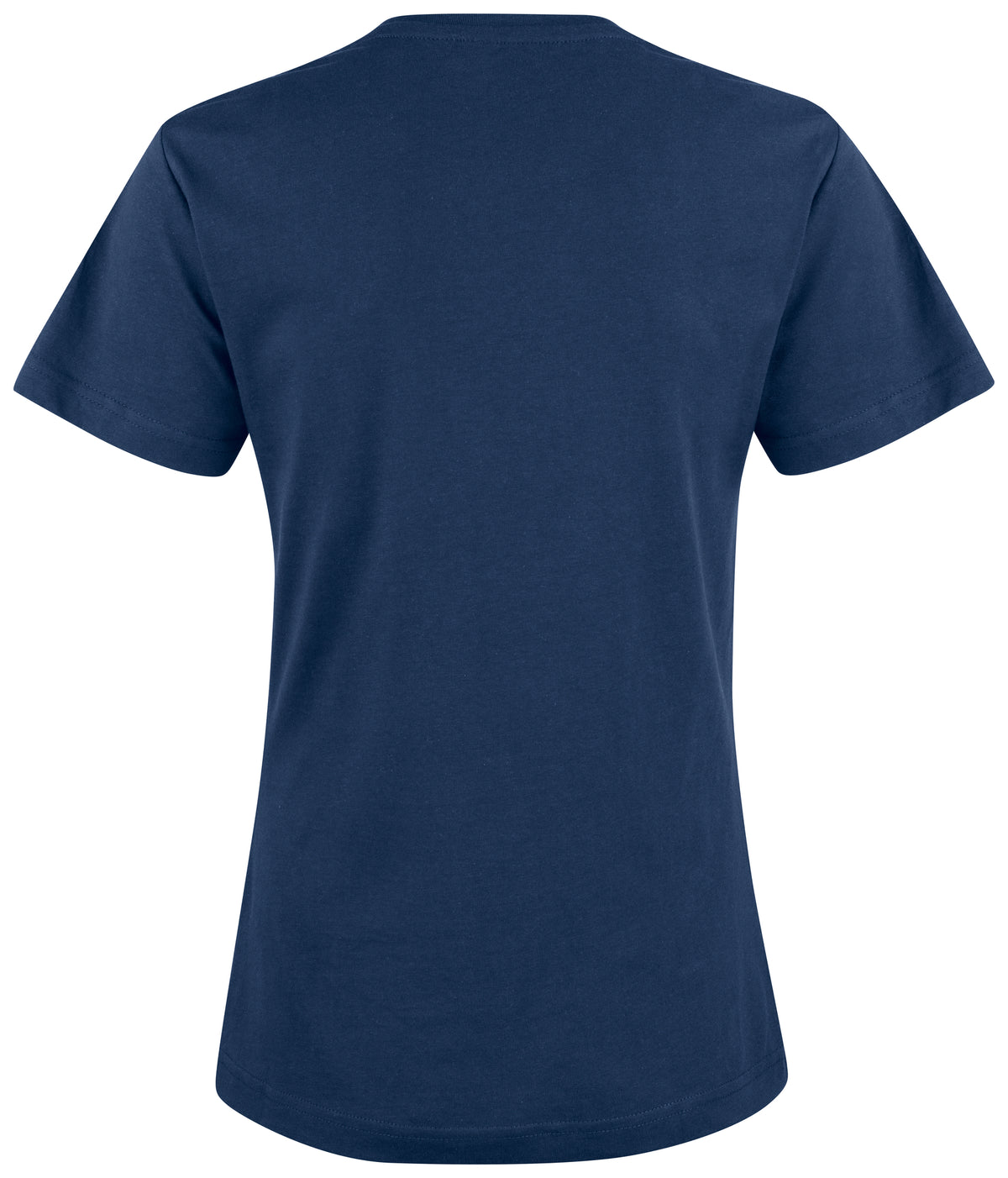 Clique Premium Fashion-T – dame – Mørk marineblå – bakside