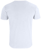 Clique Slub-T – Hvit – bakside