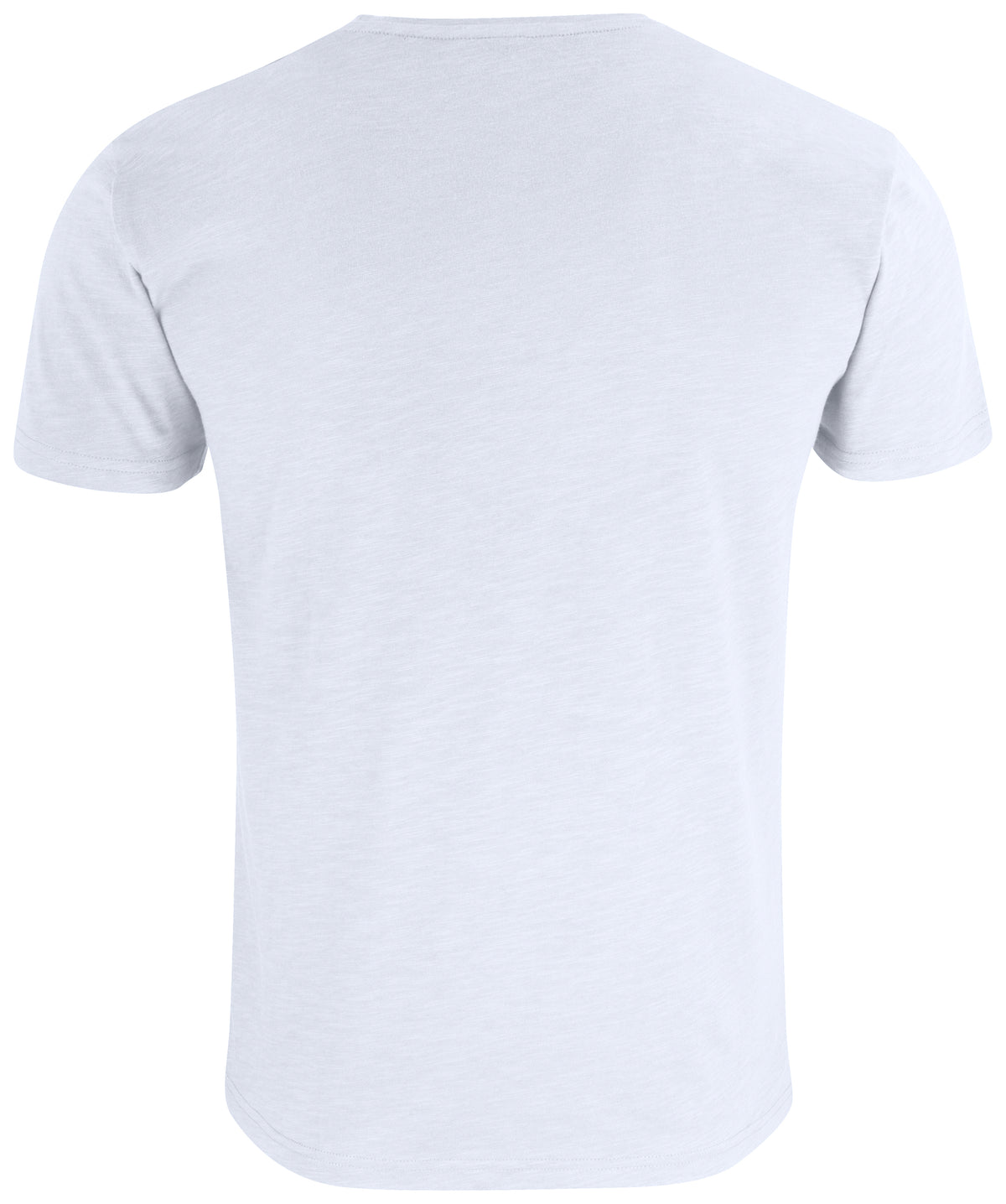 Clique Slub-T – Hvit – bakside