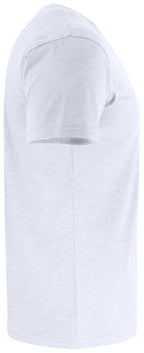 Clique Slub-T – Hvit – høyre side
