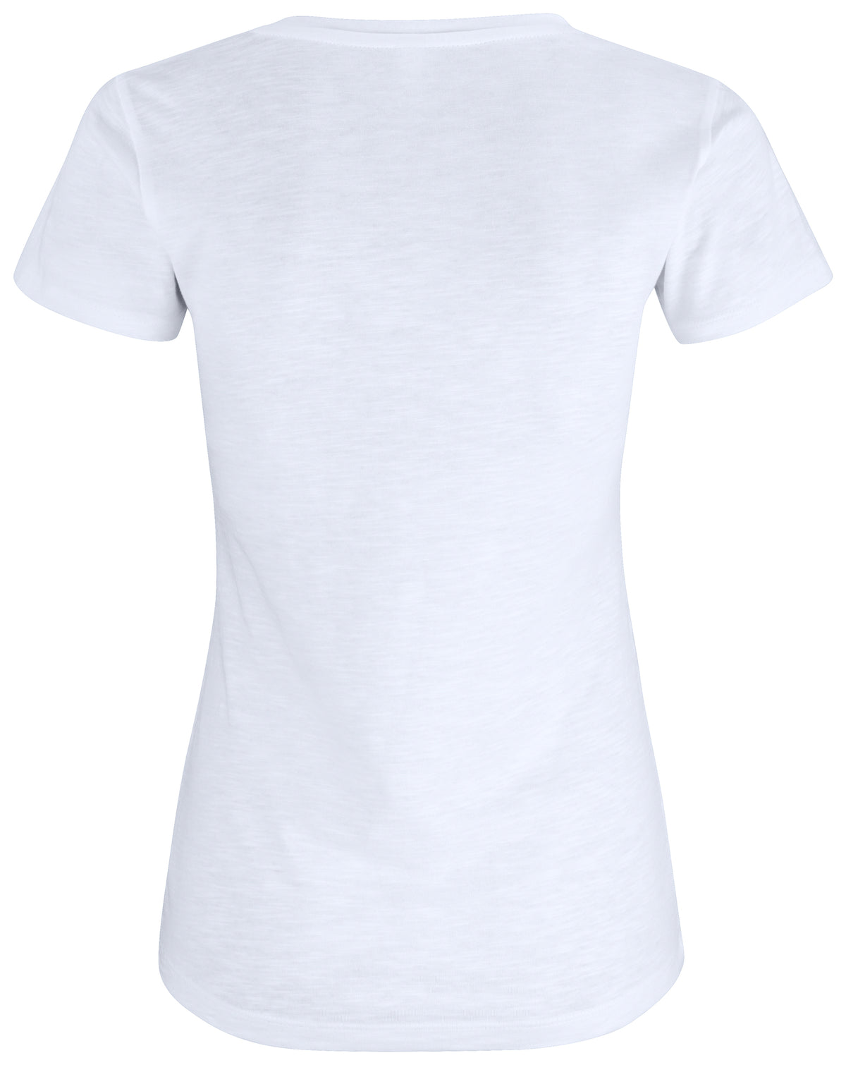 Clique Slub-T – dame – Hvit – bakside