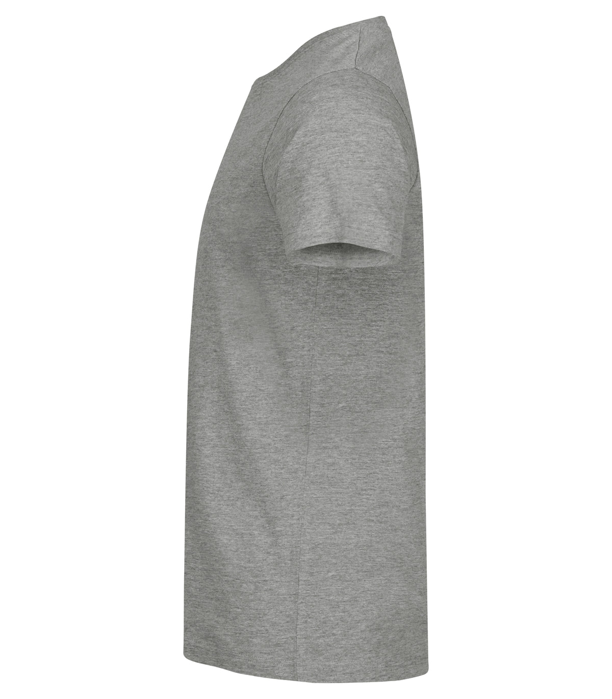 Clique Premium Long-T – Gråmelert – venstre side