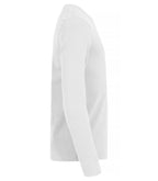 Clique Premium Fashion-T L/S – Hvit – høyre side
