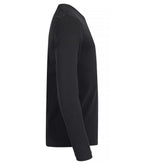 Clique Premium Fashion-T L/S – Svart – høyre side