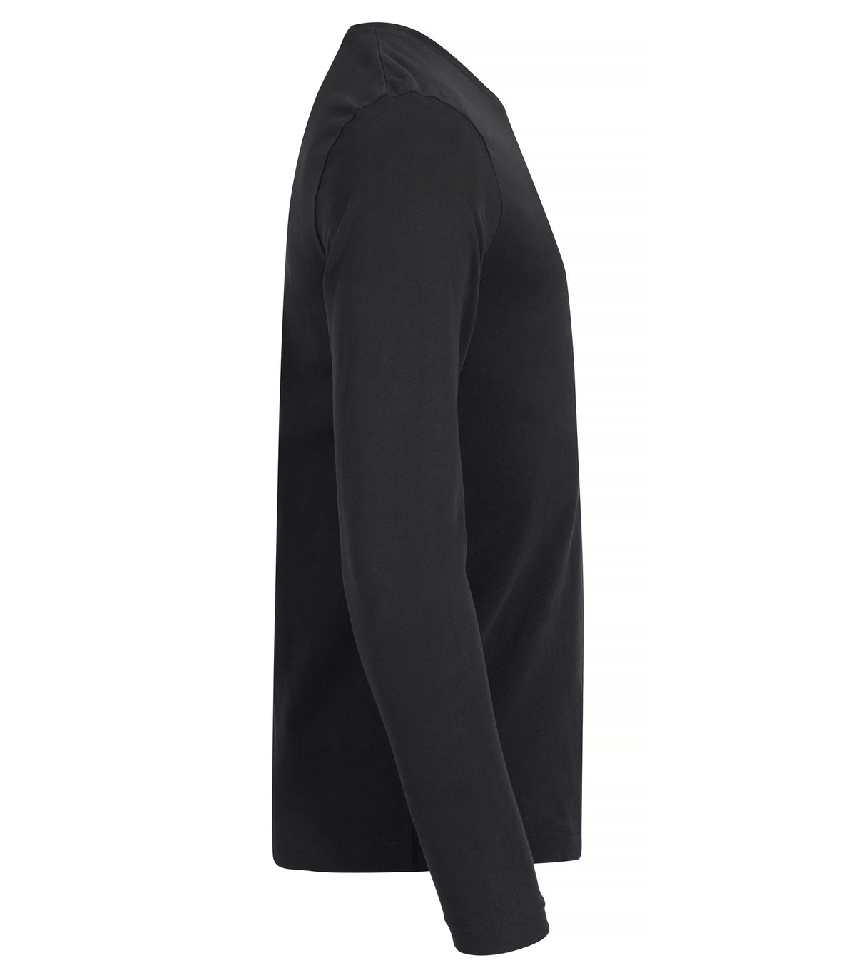 Clique Premium Fashion-T L/S – Svart – høyre side