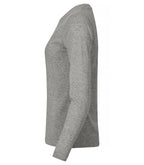 Clique Premium Fashion-T L/S – dame – Gråmelert – venstre side