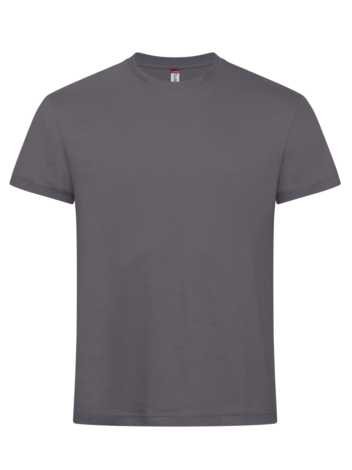 Clique New Classic-T – Metallgrå – forside