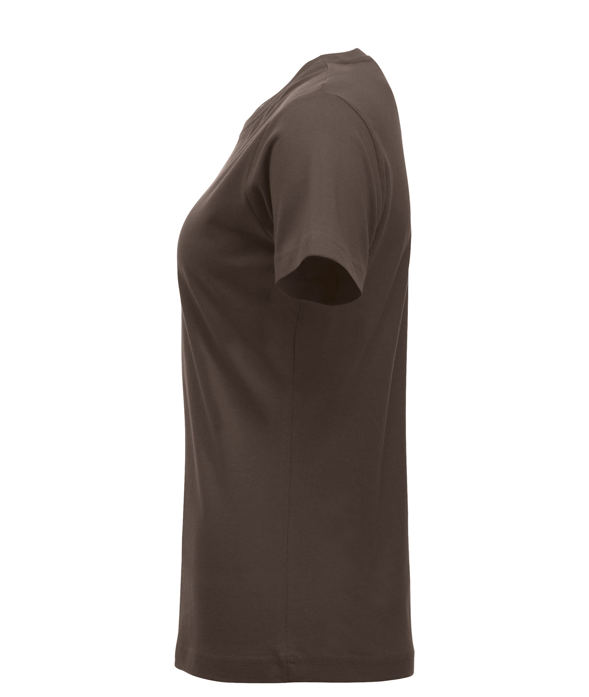 Clique New Classic-T – dame – Mørk mokka – venstre side