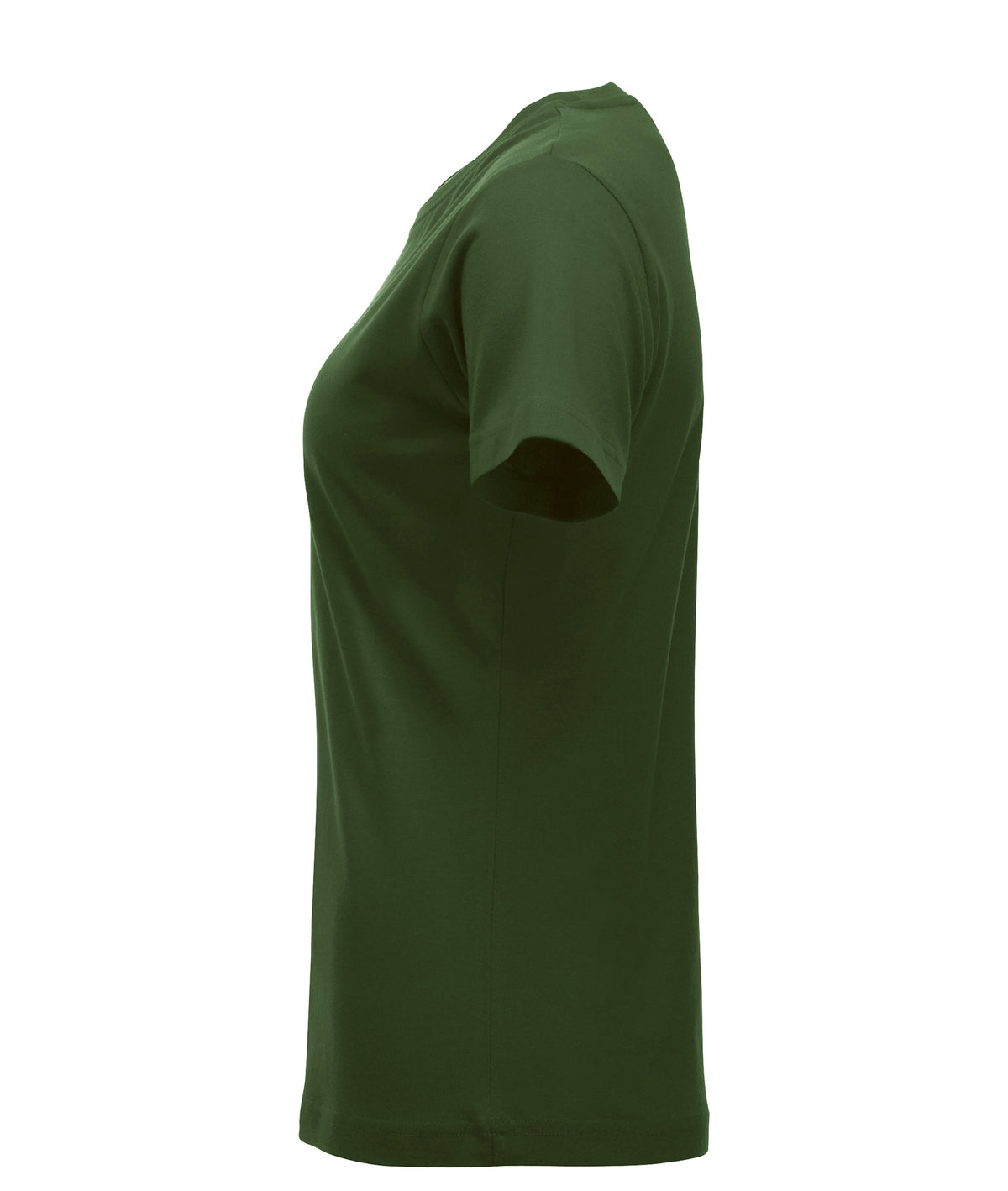 Clique New Classic-T – dame – Flaskegrønn – venstre side