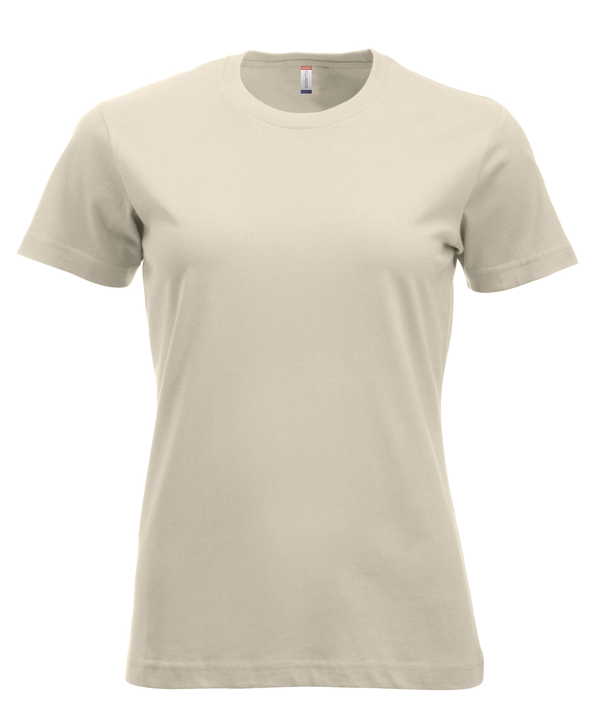 Clique New Classic-T – dame – Lys khaki – forside