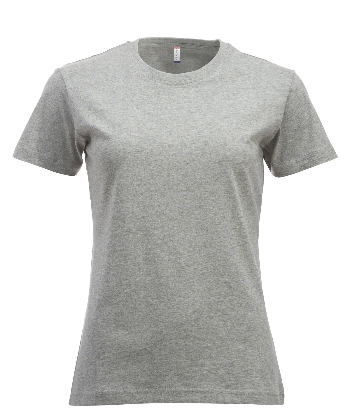 Clique New Classic-T – dame – Gråmelert – forside