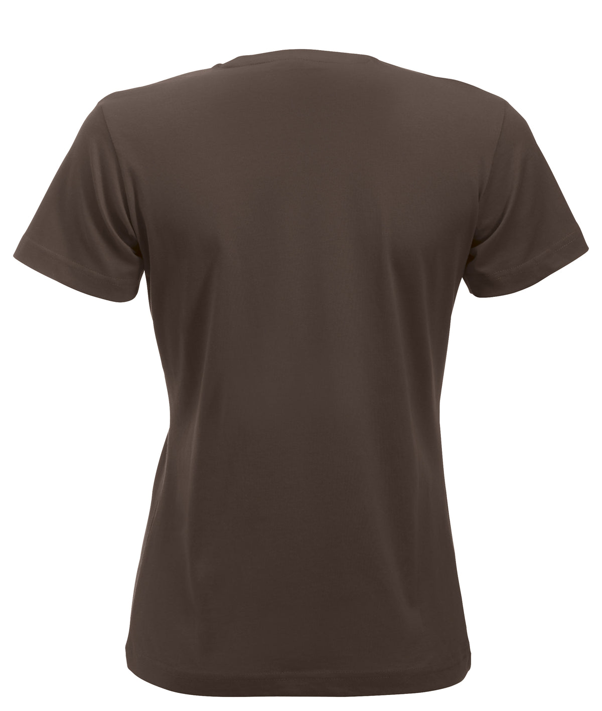 Clique New Classic-T – dame – Mørk mokka – bakside