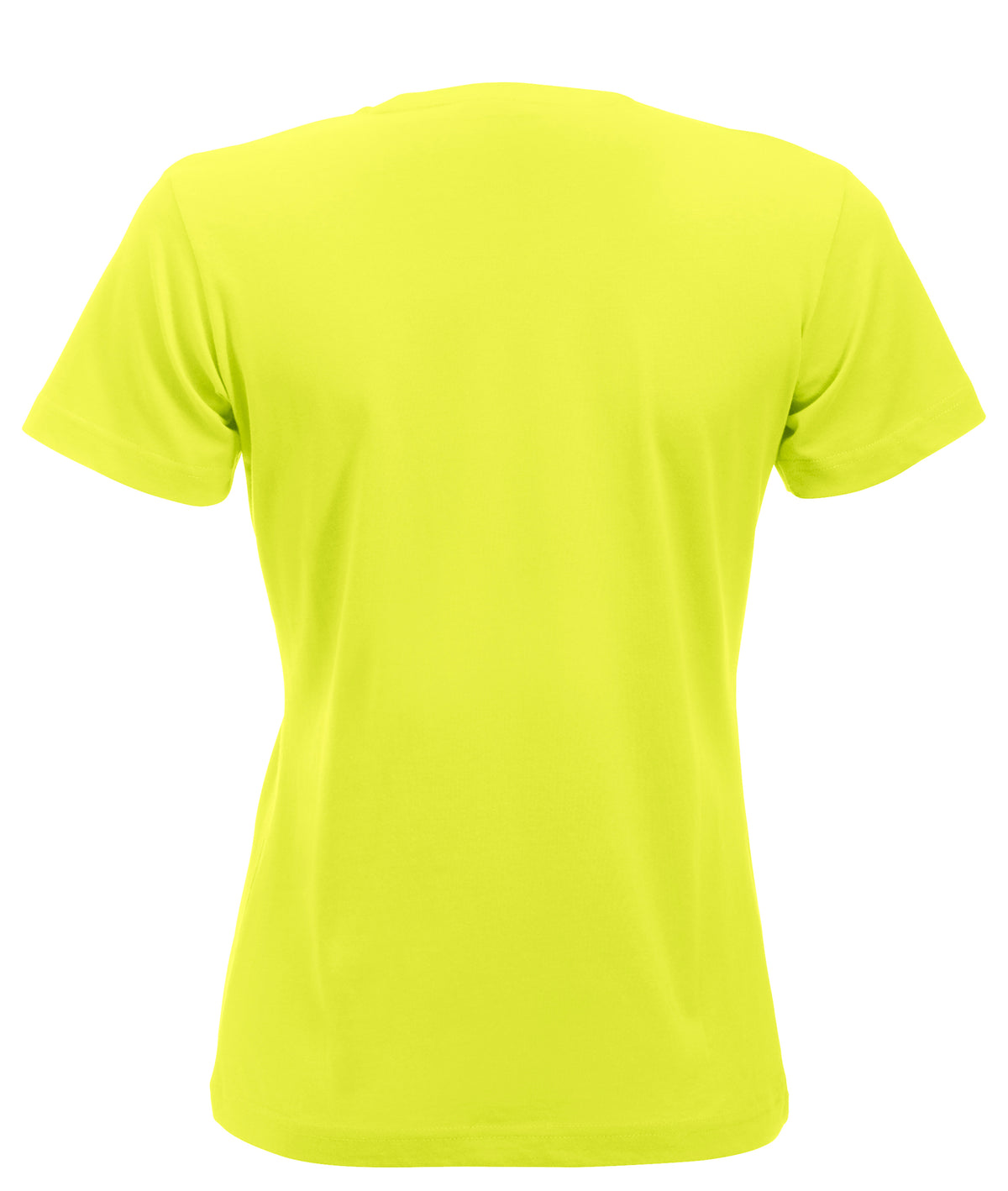 Clique New Classic-T – dame – Signalgrønn – bakside