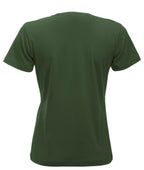 Clique New Classic-T – dame – Flaskegrønn – bakside