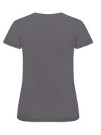 Clique New Classic-T – dame – Metallgrå – bakside