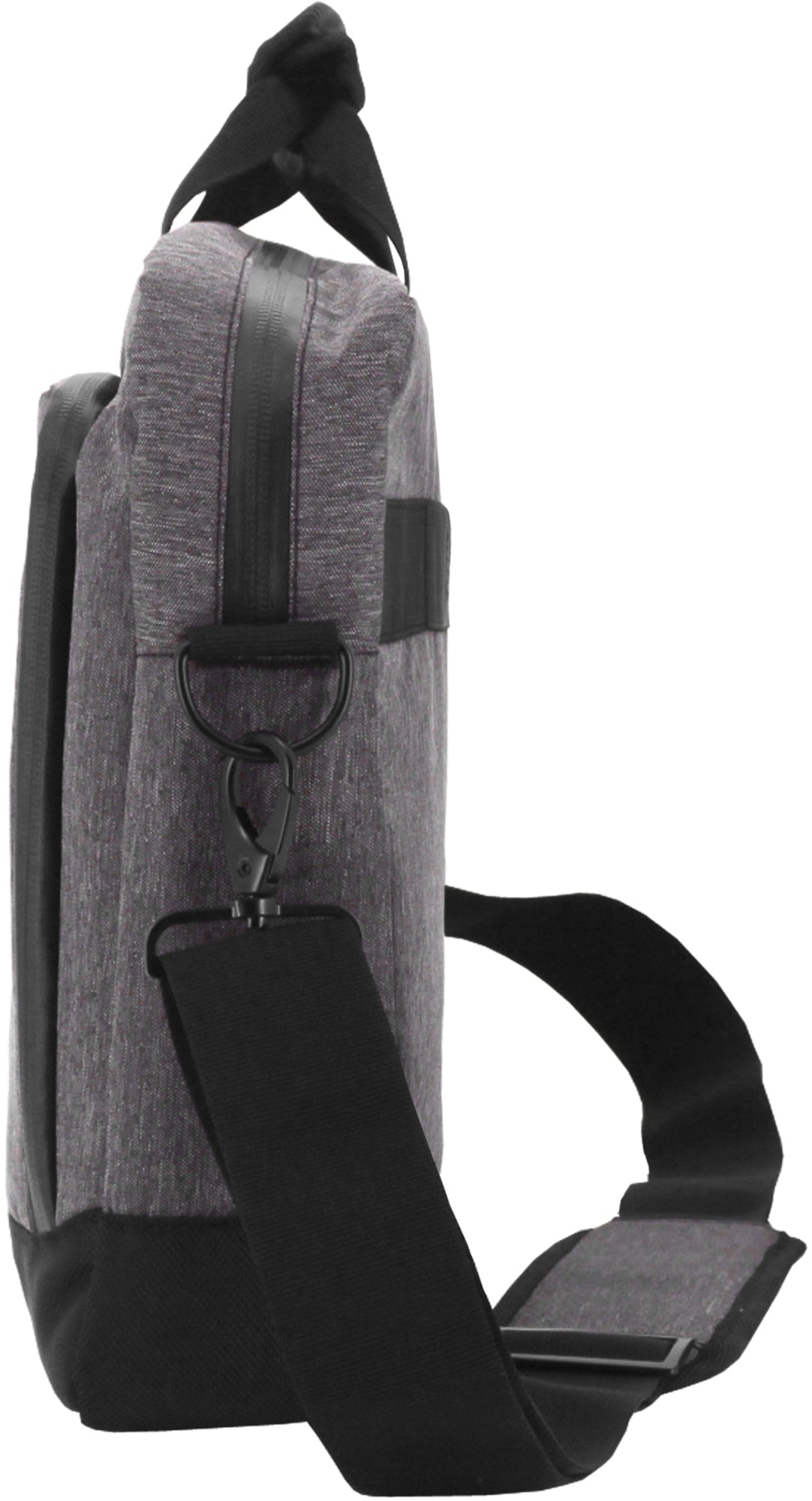 Clique Laptop Bag – Antrasittmelert – venstre side