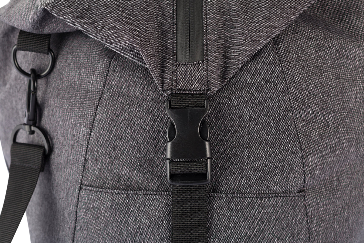 Clique Weekend Duffle – Antrasittmelert – detalj