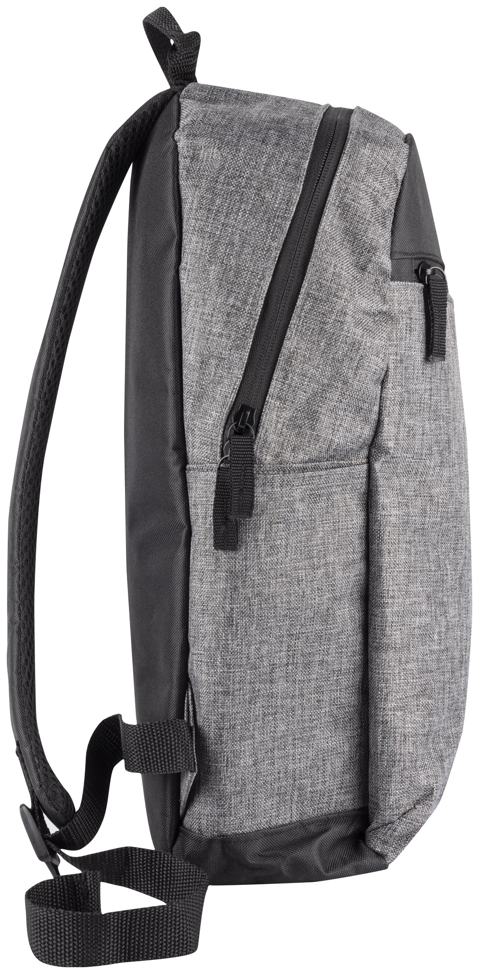 Clique Melange Daypack – Gråmelert – venstre side