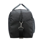 Clique Prestige Dufflebag – Antrasittmelert – venstre side
