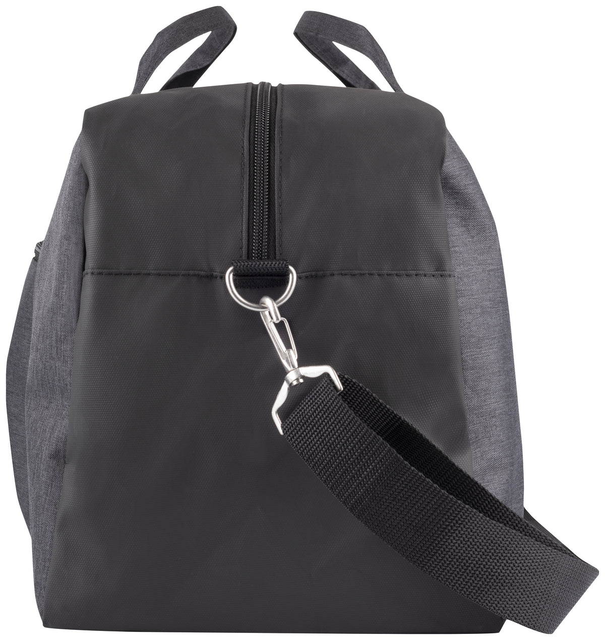Clique Prestige Dufflebag – Antrasittmelert – høyre side
