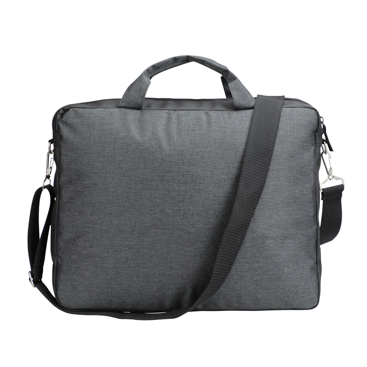 Clique Prestige Briefcase – Antrasittmelert – bakside