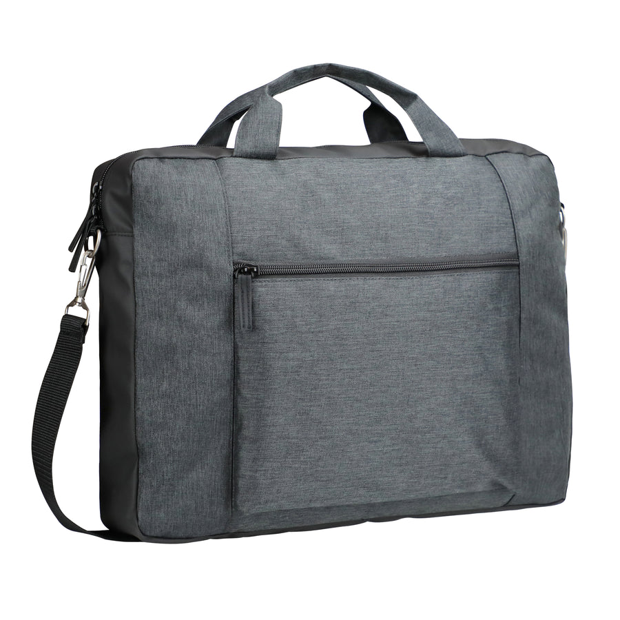 Clique Prestige Briefcase – Antrasittmelert – forside
