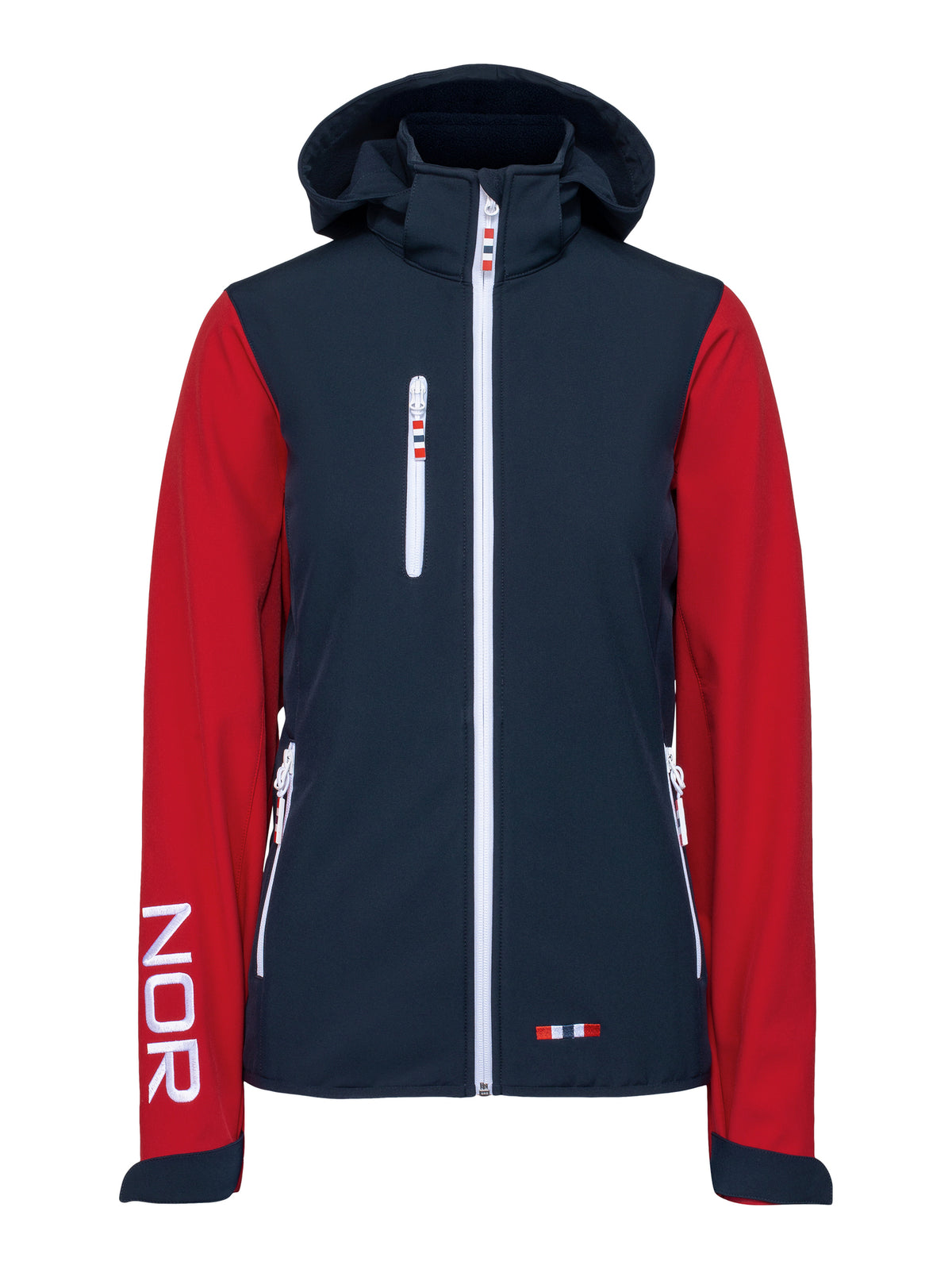 Clique NOR Hoody Softshell Jacket – dame – Mørk marineblå – forside