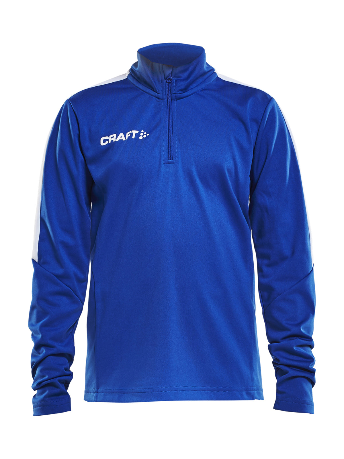 Craft Progress Halfzip Ls Tee – junior – Kongeblå, forside