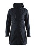 Craft Urban Rain Coat – dame – Svart, forside