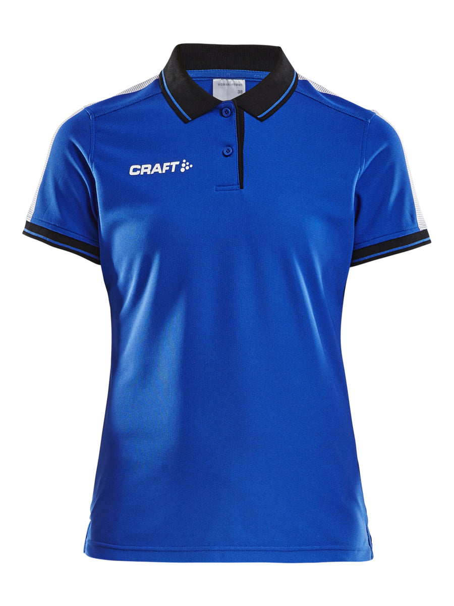 Craft Pro Control Poloshirt – dame – Club Cobolt / Svart, forside