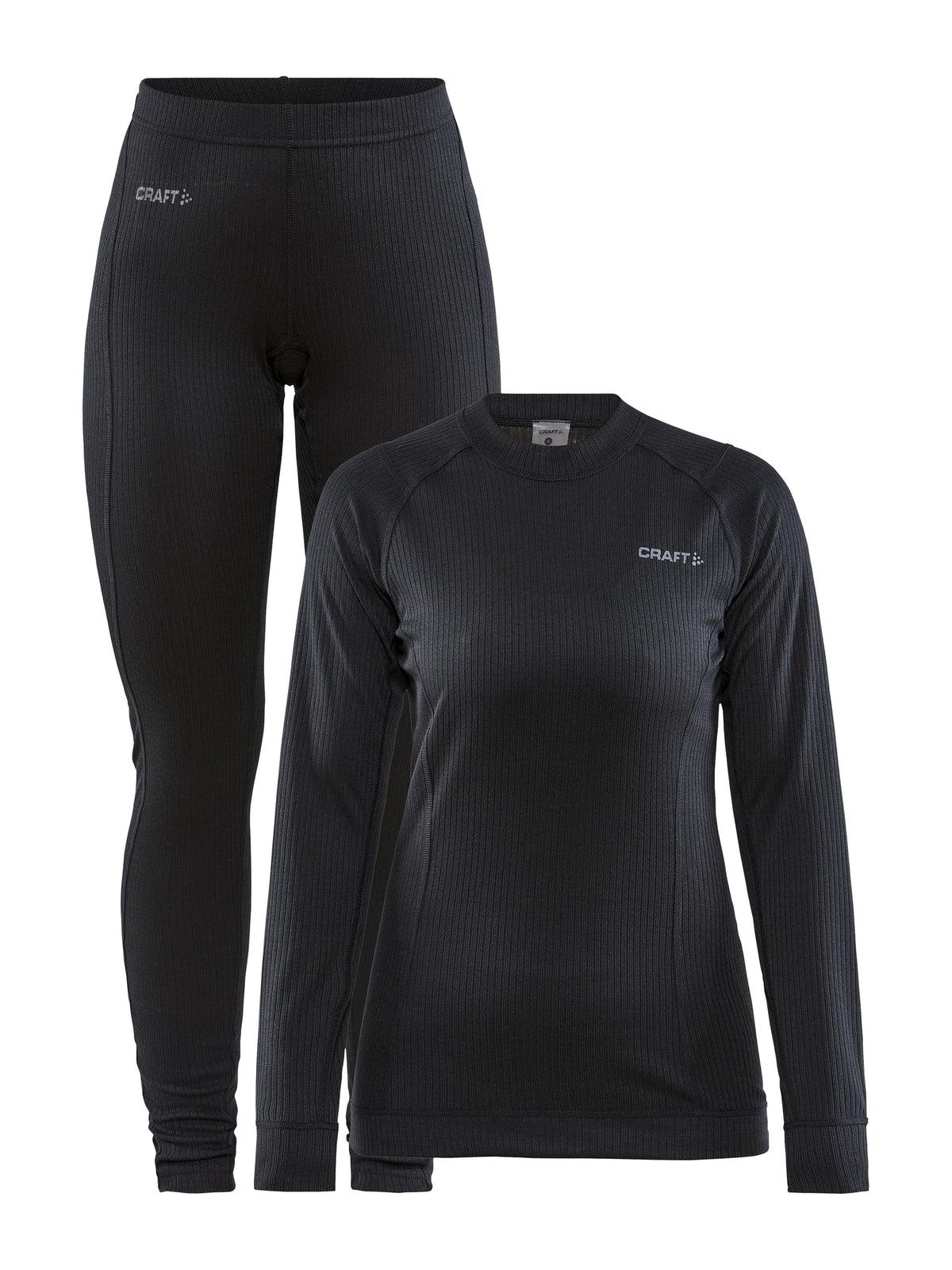 Craft CORE Dry Baselayer Set – dame – Svart, forside