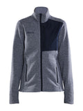 Craft ADV Explore Heavy Fleece Jacket – dame – Flow / Blaze, forside