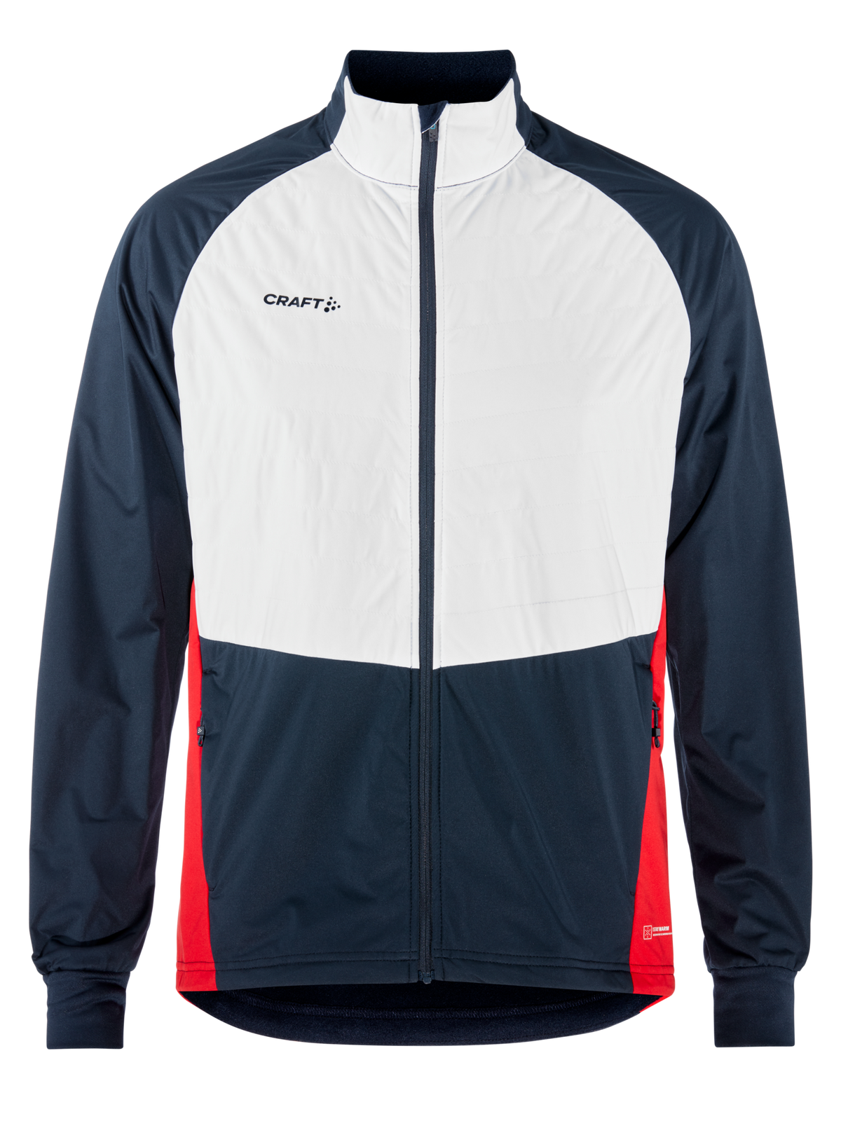 Craft NOR Adv Nordic Ski Club Jacket – herre – Blaze / Hvit, forside