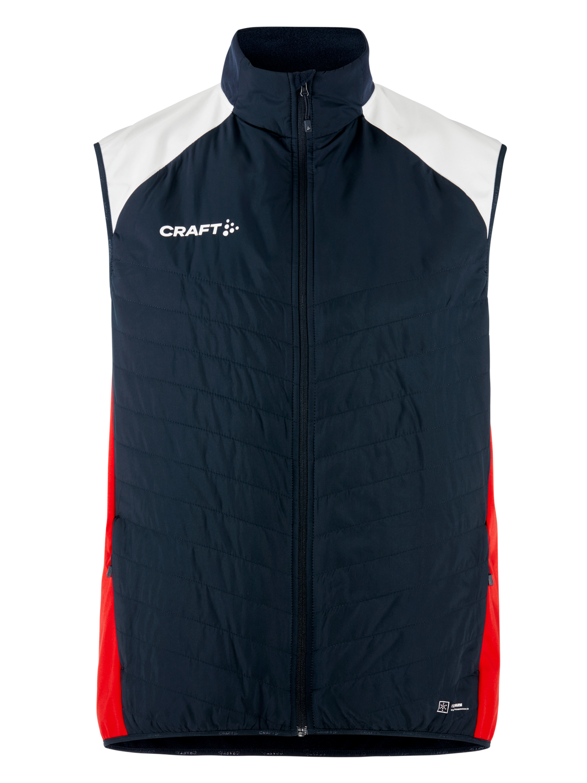 Craft NOR ADV Nordic Ski Club Vest – herre – Blaze / Hvit, forside