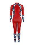 Craft NOR ADV Nordic Ski Club Suit – herre – Blaze / Klar rød, forside