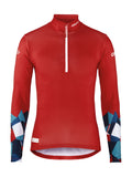 Craft NOR ADV Nordic Ski Club Jersey – herre – Blaze / Klar rød, forside