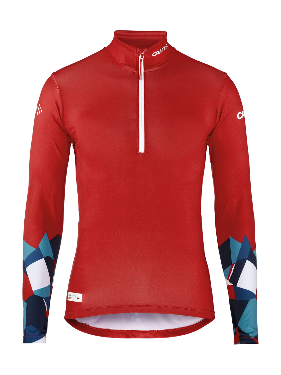 Craft NOR ADV Nordic Ski Club Jersey – herre – Blaze / Klar rød, forside