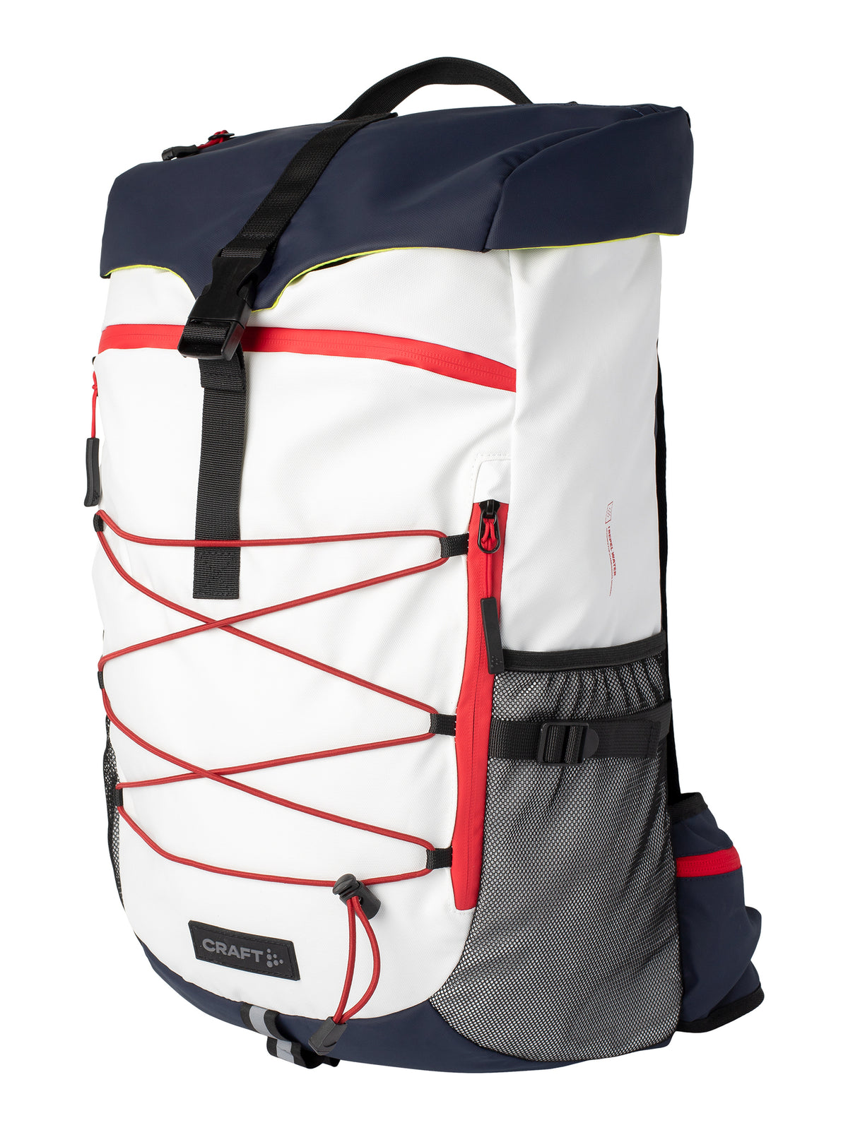 Craft NOR ADV Entity Travel Backpack 35 L – Blaze / Hvit, forside