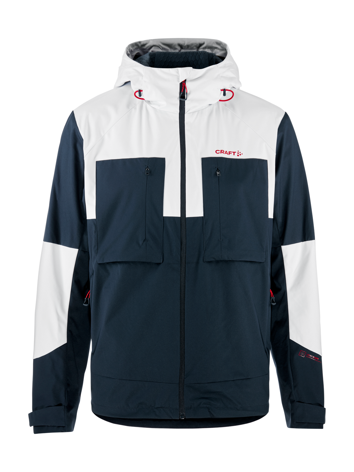 Craft NOR Adv Backcountry Jacket – herre – Blaze / Hvit, forside