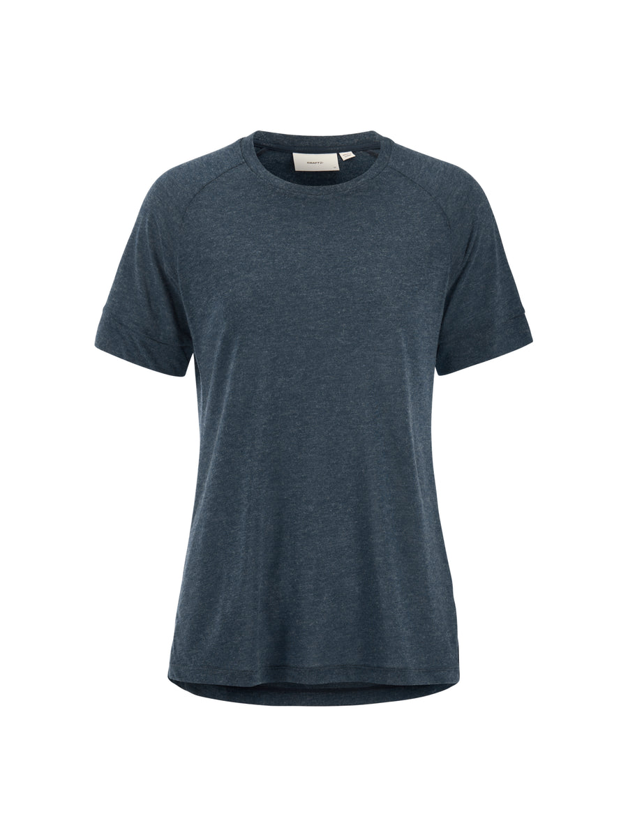 Craft ADV Trail Wool Ss Tee – dame – North Melange, forside