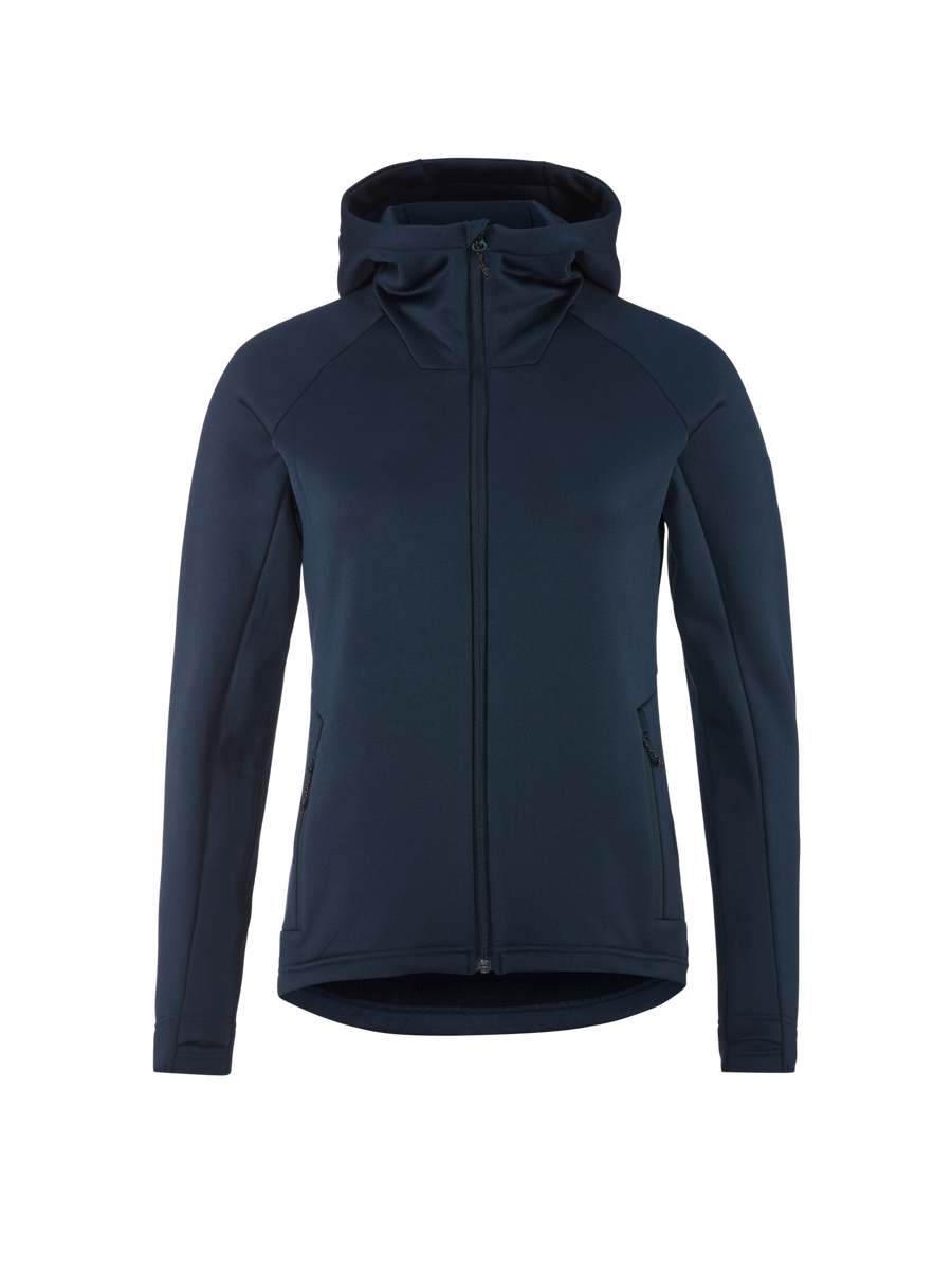 Craft ADV Explore Power Fleece Hood Jkt – dame – Blaze, forside